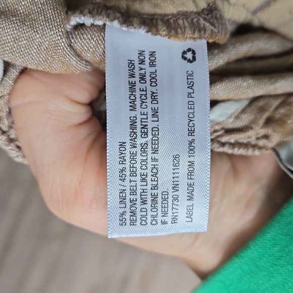 A New Day High Waist Linen Blend Shorts - Picture 7 of 7